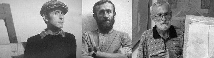 Triptic de portrete de pe site-ul alexandruchira.ro.