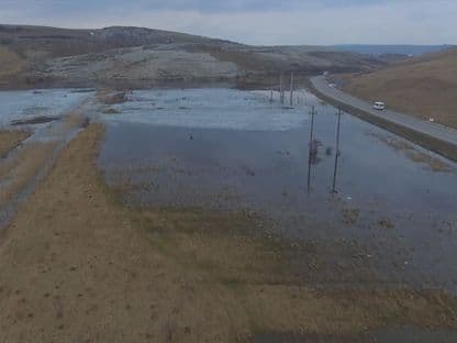 Lacul toxic de la Pata Rât, înainte de deversarea din martie.