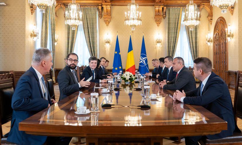 Delegația PSD de la consultările de la Palatul Cotroceni. Foto: Administrația Prezidențială