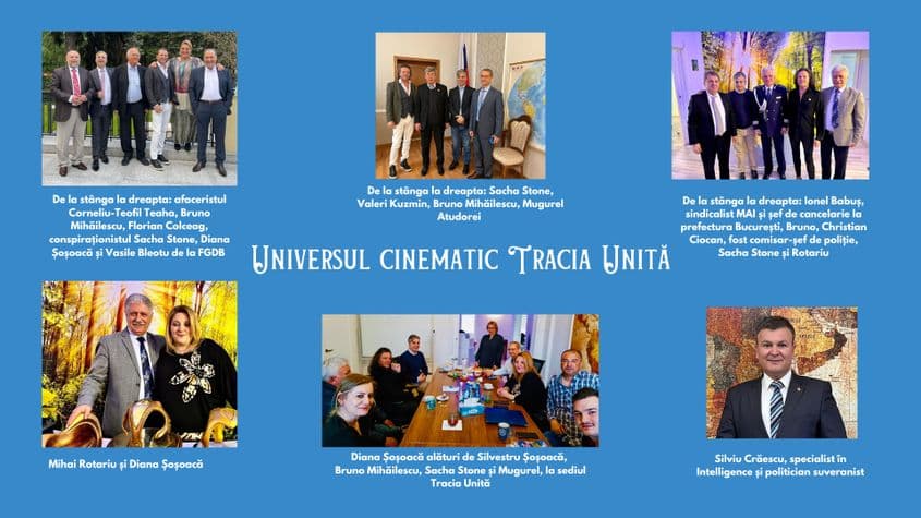 Aceștia sunt doar o parte din oamenii Sistemului care s-au intersectat în ultimii ani cu Tracia Unită. Fotografii din arhiva Tracia Unită, colaj de Lavinia Niță
