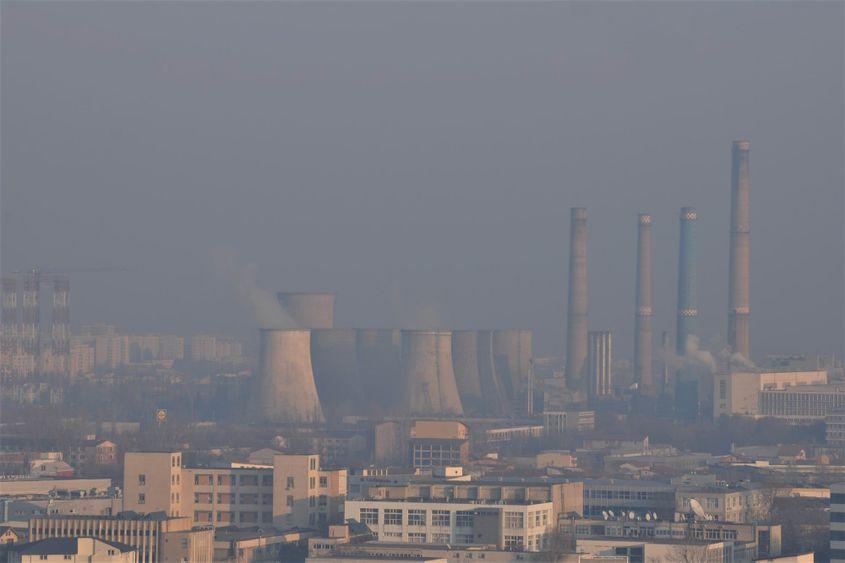 Bucureștiul prin smog. Foto: Lucian Muntean