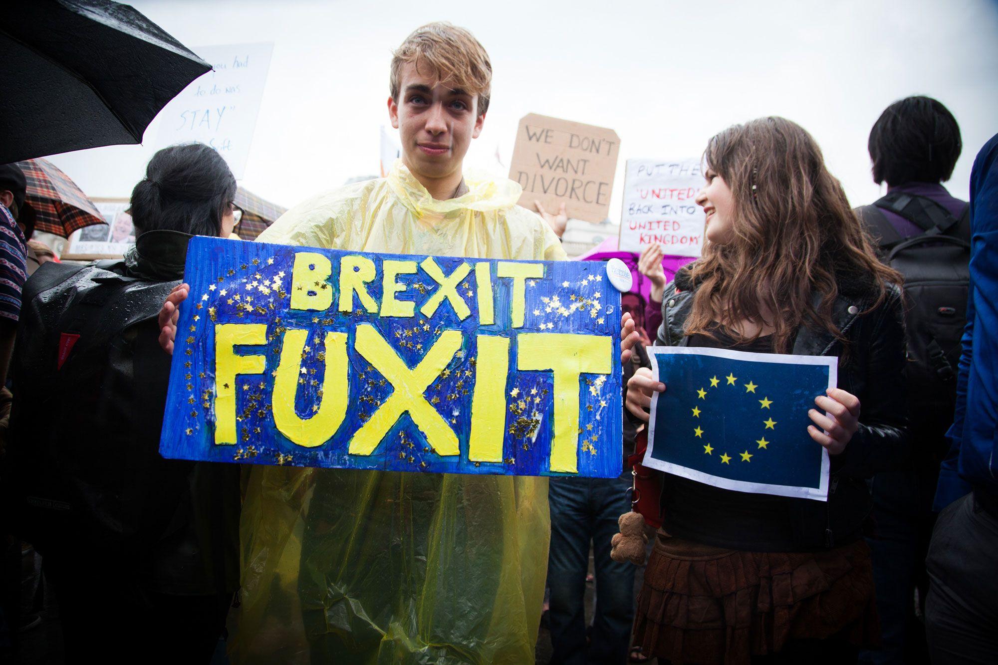 Proteste la Londra, înaintea votului pentru Brexit din 23 iunie 2016. FOTO: Inquam Photos