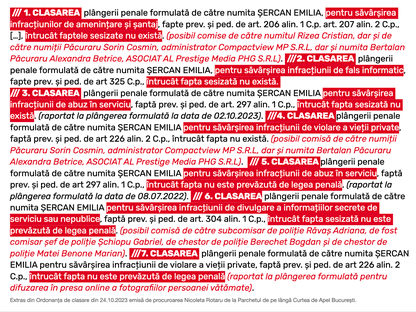 Parchetul clasează abrupt dosarul de kompromat: fapta de scurgere a unei probe din Poliția Română “nu este prevăzută de legea penală”