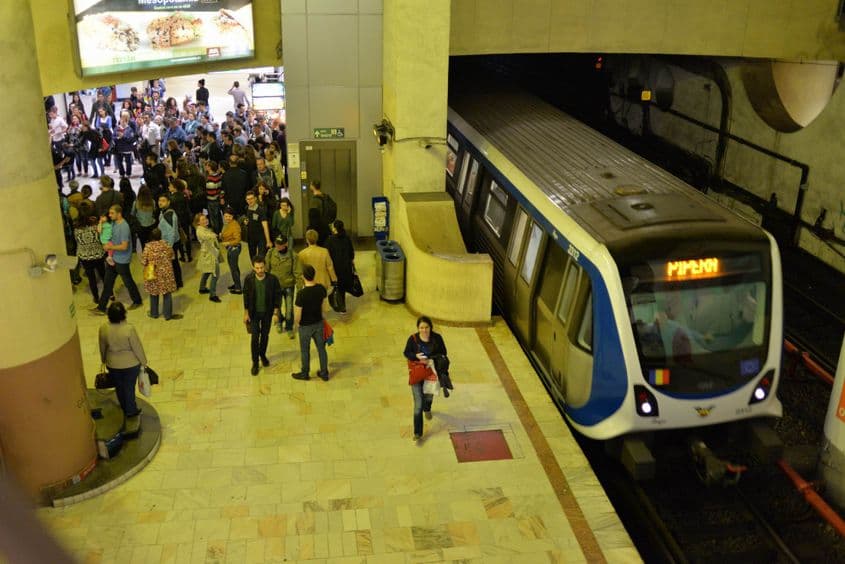 Metroul de la Piața Victoriei. Foto: Lucian Muntean