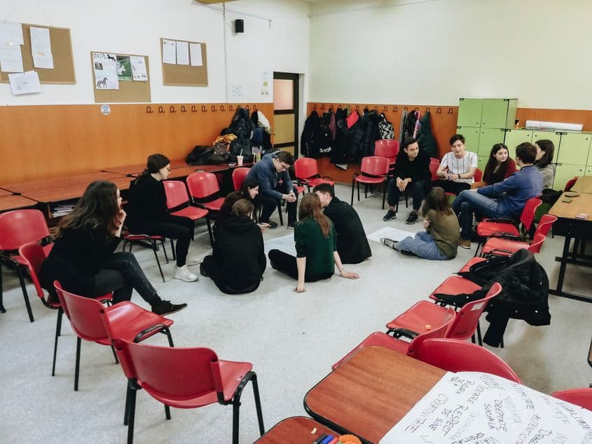 Educație civică pentru liceeni. Foto CIVICA