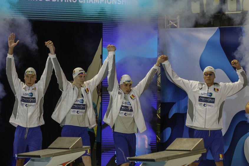 Vlad Stancu la campionatele europene de înot "LEN European Aquatics", organizate în Otopeni, Ilfov, 5 iulie 2022. Inquam Photos / Octav Ganea