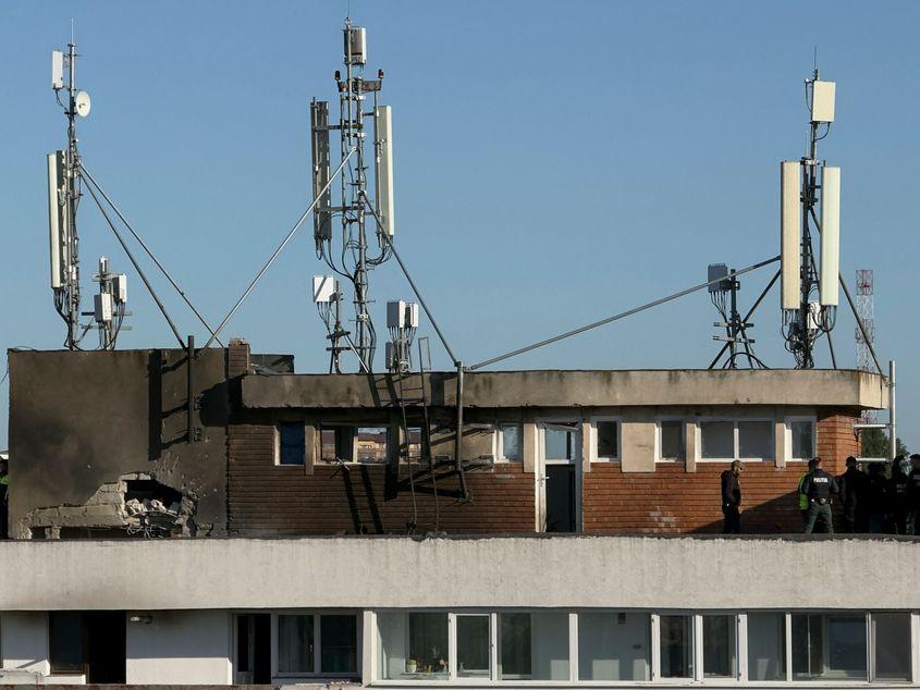 În noaptea de 28 spre 29 mai 2026, o dronă de proveniență rusească a lovit un bloc din Galați și două persoane au fost rănite. Foto: Inquam Photos / George Călin