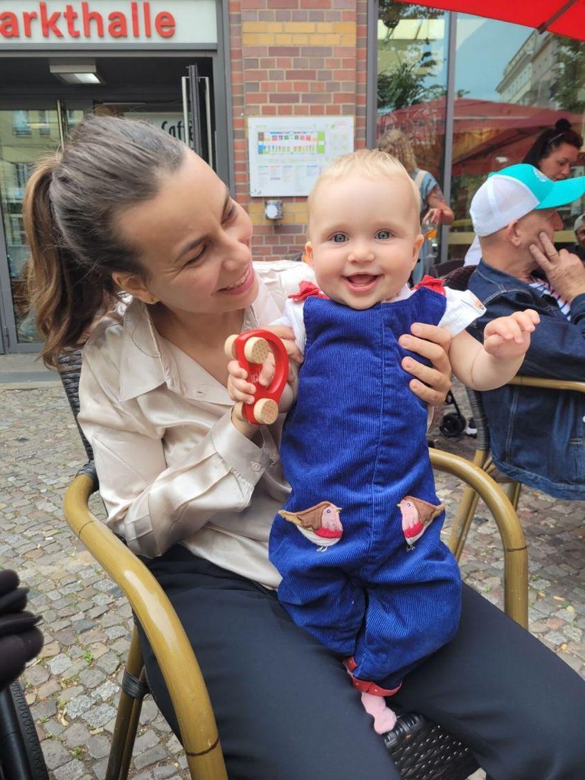 Adriana Radu și fetița ei Foto: arhivă personală