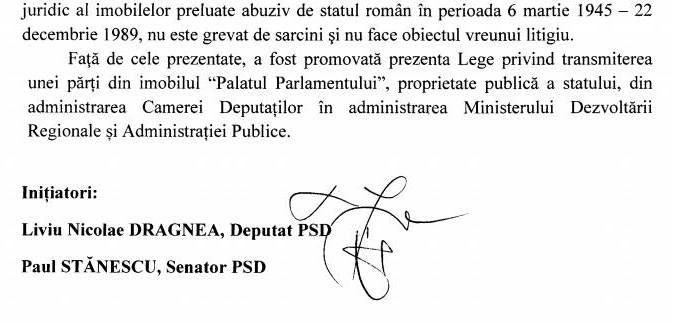 Semnăturile celor doi inițiatori.