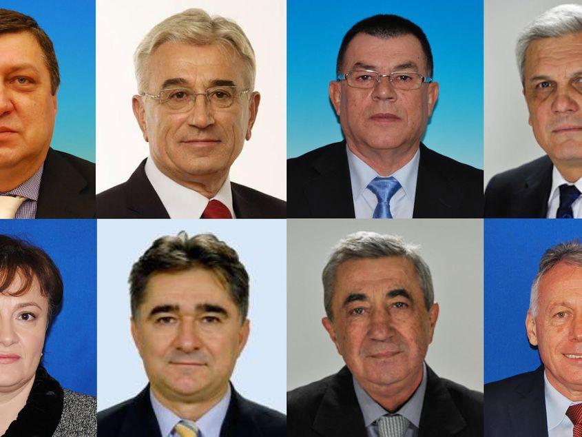 Sus: Teodor Atanasiu, Timotei Stuparu, Radu Stroe și Ion Ariton. Jos: Liliana Mincă, Ioan Ghișe, Florian Popa și László Borbély.
Sursa foto: Cdep.ro