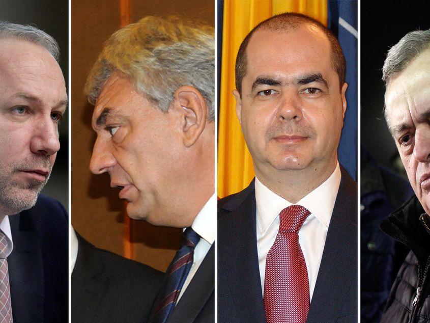 Patru dintre cei nouă: Bogdan Licu, Mihai Tudose, Mihai Stănișoară și Neculai Onțanu.