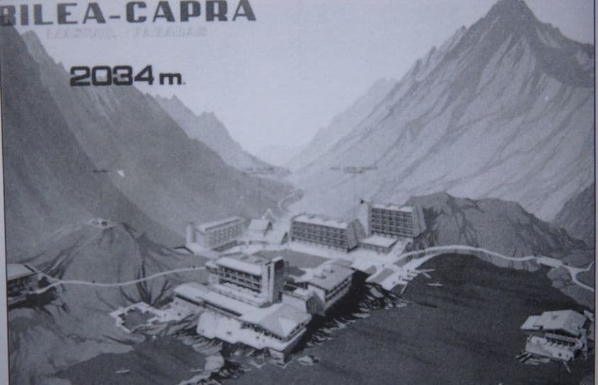 Imagine a stațiunii proiectate în anii ’70.