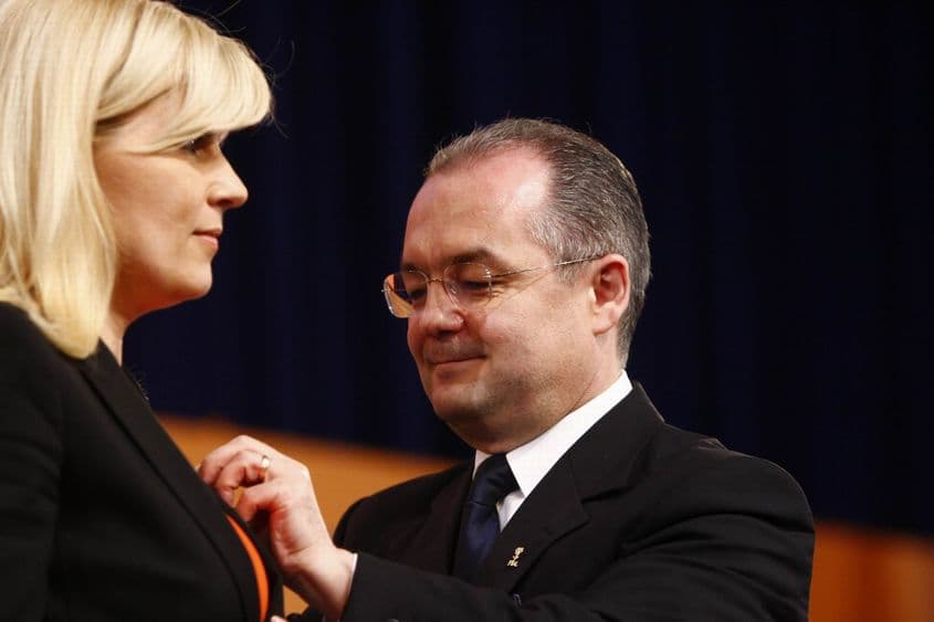 Elena Udrea și Emil Boc. Foto: Dreamstime/Alexandru Dobre