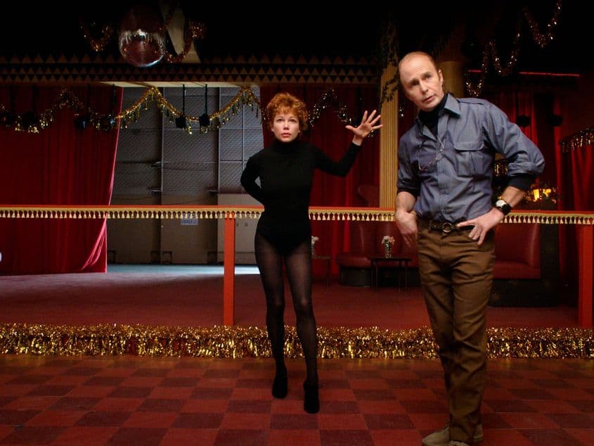 Explicație foto: Sam Rockwell și Michelle Williams, într-un duet extraordinar în „Fosse/Verdon”