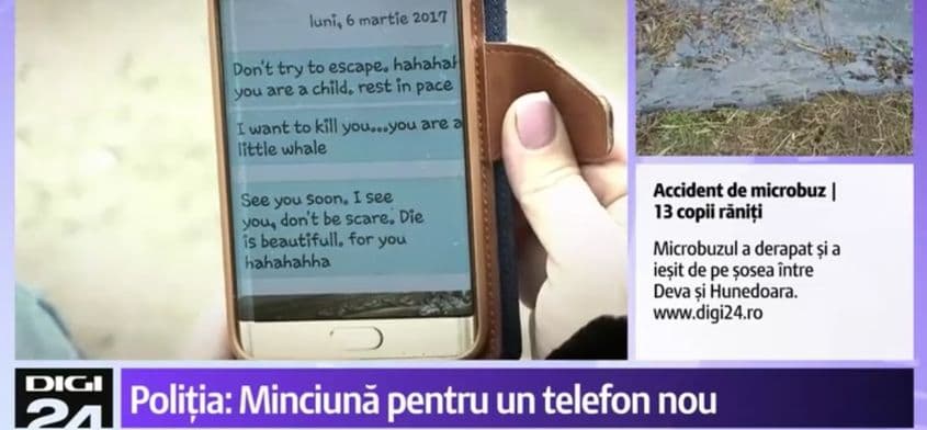 Captură video din știrea în care Digi 24 dezvăluia minciuna.