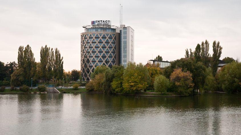 Sediul Intact Media Group din nordul Capitalei. Foto: Lucian Muntean