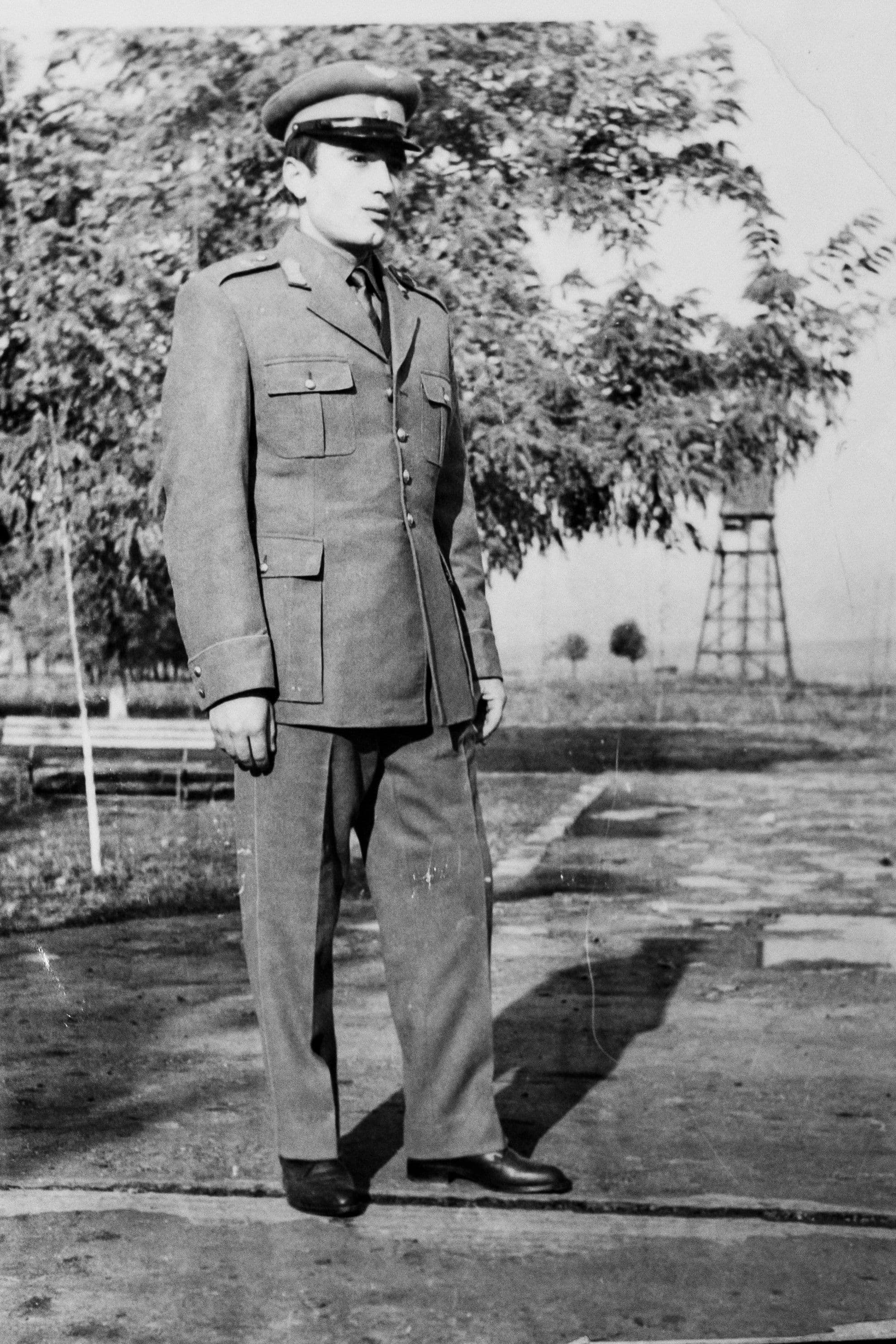 Ioan Vereș, pilot MiG-21, în primul an de instructaj. FOTO: Arhiva personală.