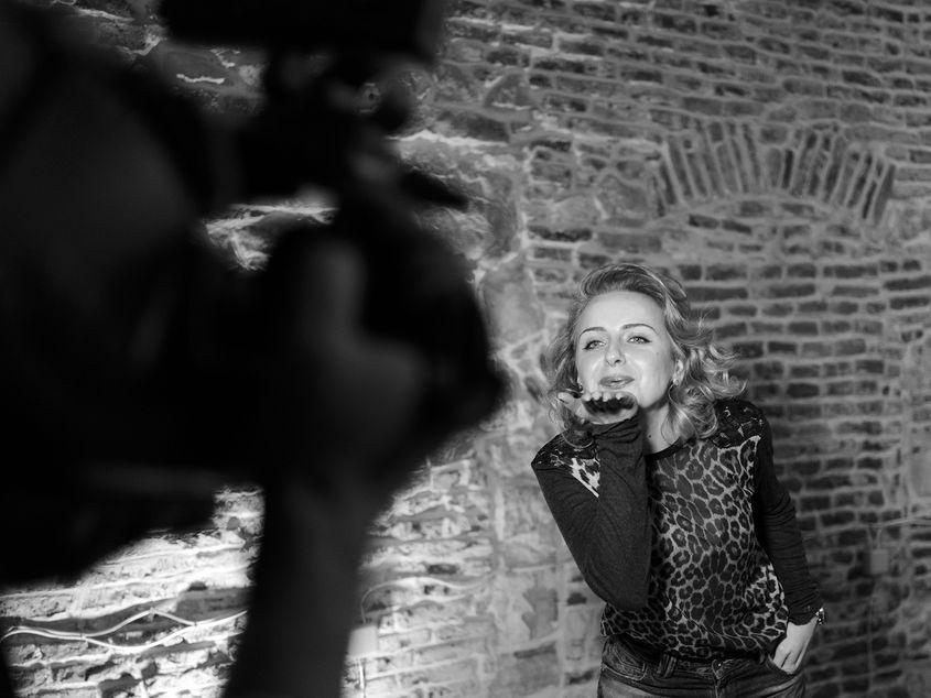 Mădălina, o tânără care s-a prezentat la castingul organizat de echipa TIFF. Fotografii: Raul Ștef