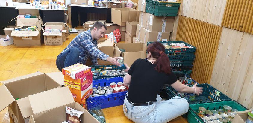 Ajutoare umanitare pentru Ucraina. Sursa: Facebook/Expert Forum