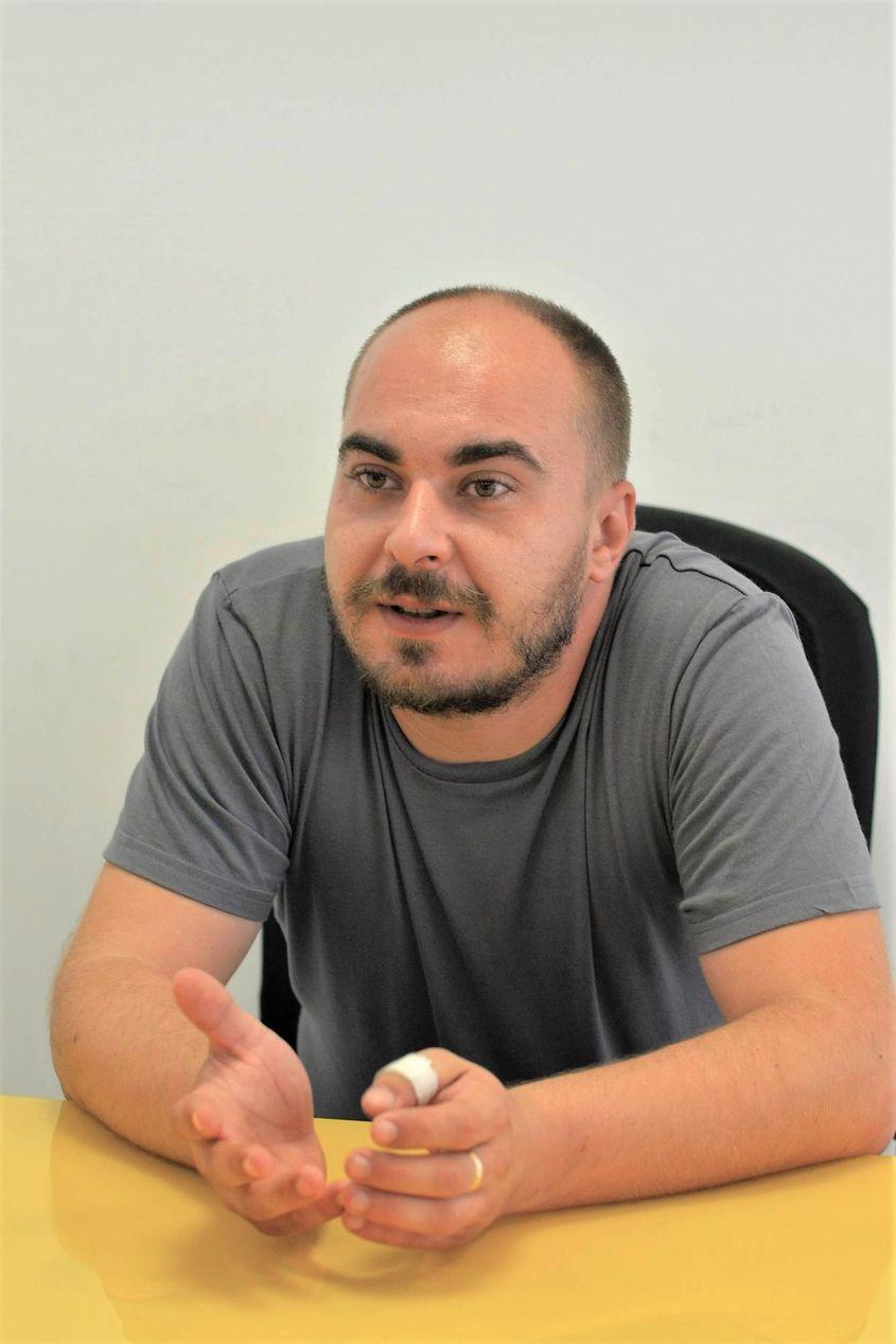 Medicul veterinar Ciprian Petrescu. Foto: Lucian Muntean