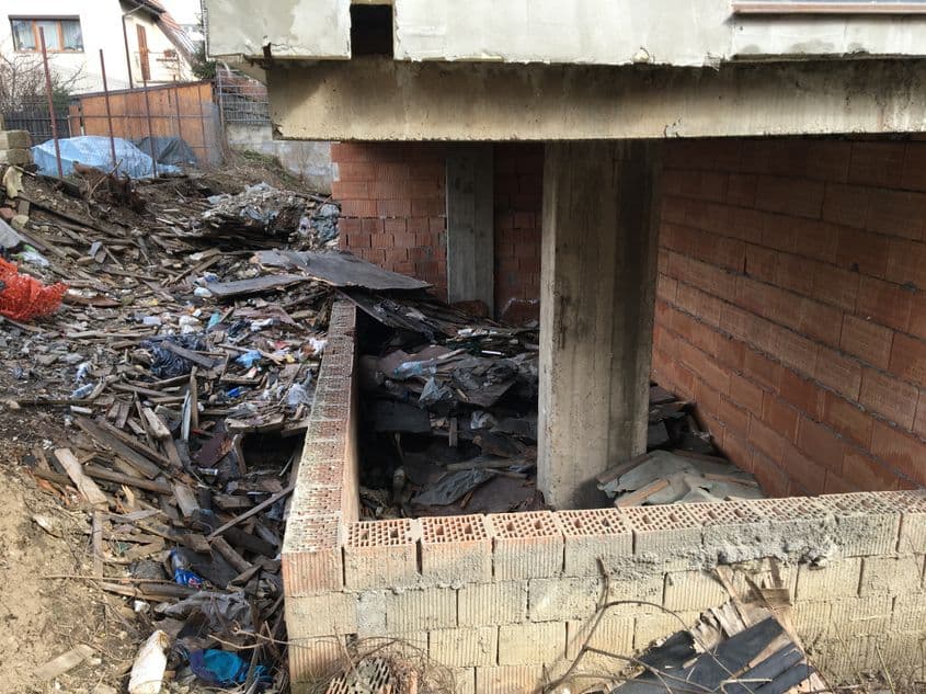 Fotografii dintr-una din clădirile construite de Traian Onuc în Cluj-Napoca. Foto: Bianca Felseghi