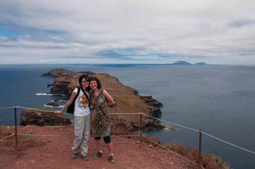 Ioana și Gabriela în insula Madeira, locul în care s-a născut ideea lor de afacere. Foto: Arhivă personală
