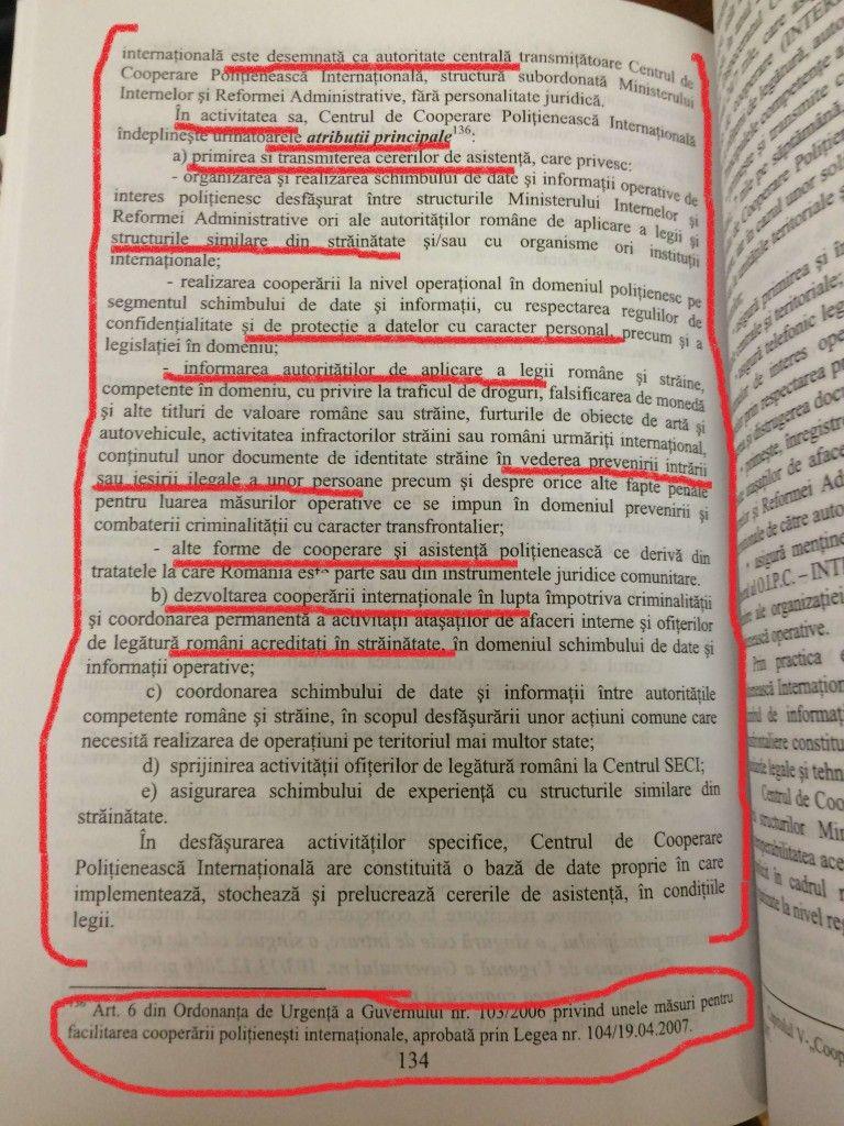 Pagina 134 din cartea lui Cristian Eduard Ștefan și a Ligiei Teodora Pintilie