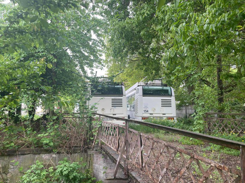 Autobuze retrase din parcul auto al CTP Cluj-Napoca. Foto: Mobilitate Cluj-Napoca