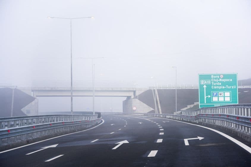 Luna trecută a fost inaugurată, după 4 ani, prima bucată, de 12 kilometri, din tronsonul de autostradă Sebeş-Turda. Foto: Raul Ştef