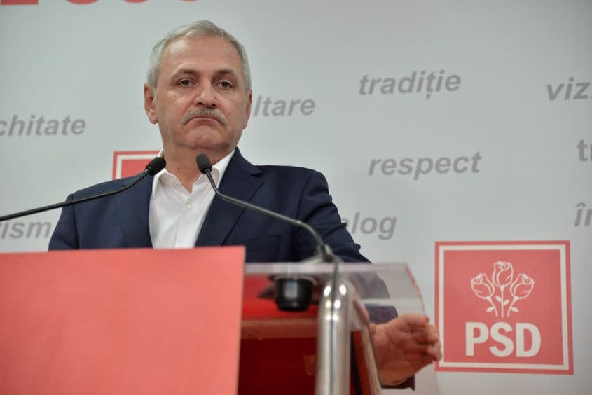 Liviu Dragnea n-a spus nimic concret la conferinţa de presă de după şedinţa CEx. Foto: Lucian Muntean