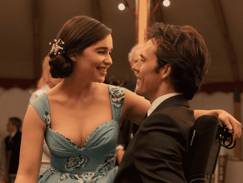 Emilia Clarke şi Sam Claflin, în "Me Before You".