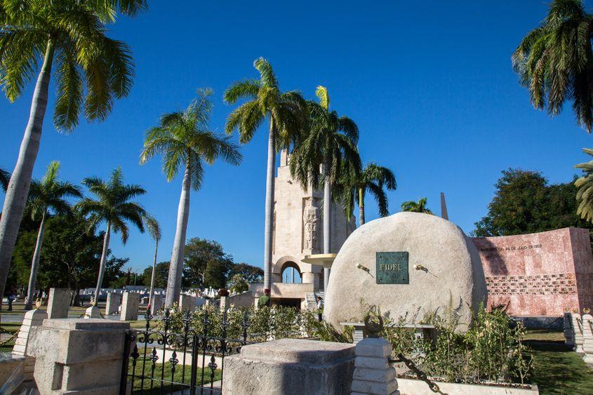 5 decembrie 2016. Mormântul lui Fidel Castro, în cimitirul Santa Ifigenia din Santiago de Cuba. Foto: Cristian Mijea