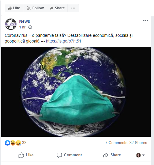 În cazul de față, materialul partajat este chiar cel copiat din Sputnik, despre care scriam mai sus