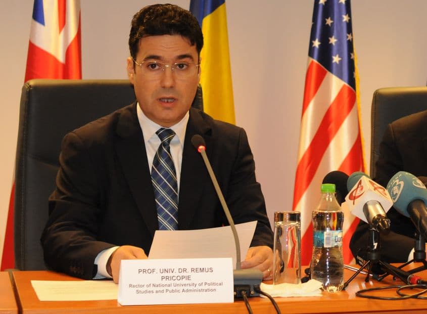 Remus Pricopie, rector al SNSPA. Foto: Lucian Muntean