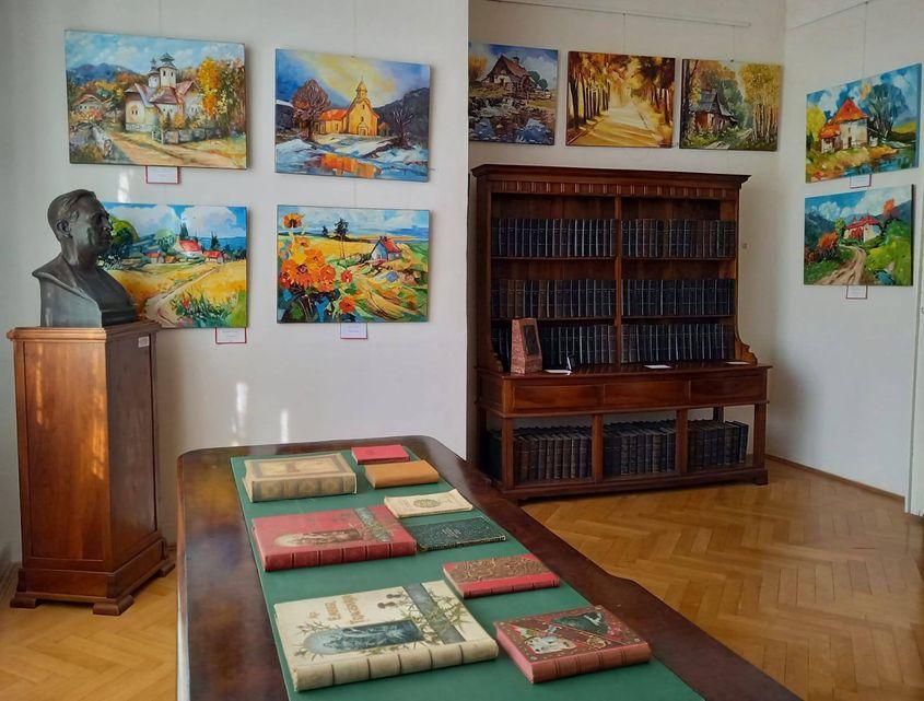 Imagine din interiorul muzeului memorial Octavian Goga de la Ciucea. Foto: pagina oficială de Facebook a Muzeului