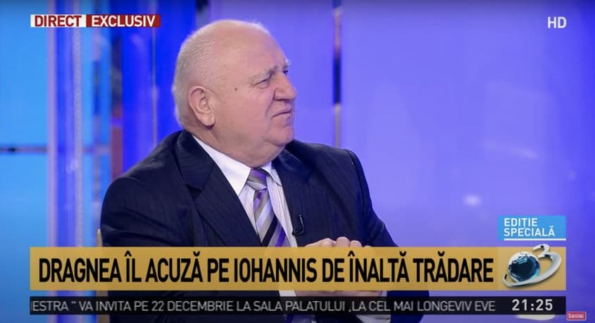 Pavel Abraham. Captură de la Antena 3