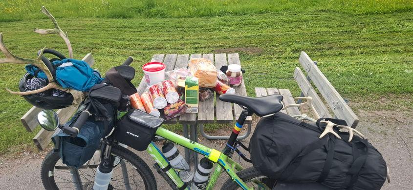 Astrid, bicicleta fără de care Mircea n-ar fi putut continua aventura Foto: arhiva personală