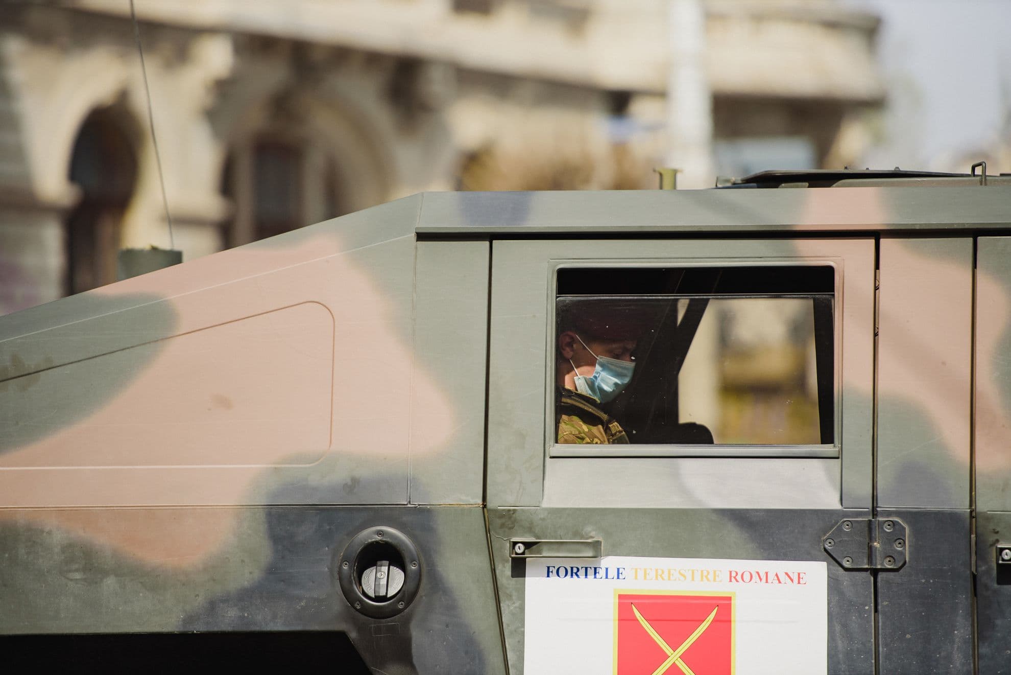 Forțele Terestre Române, Piața Universității. Foto: Ioana Epure