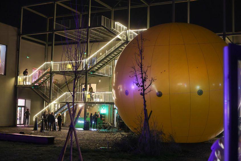 Clădirea Faber din Timisoara, decembrie 2022. FOTO: Sebastian Tătaru.