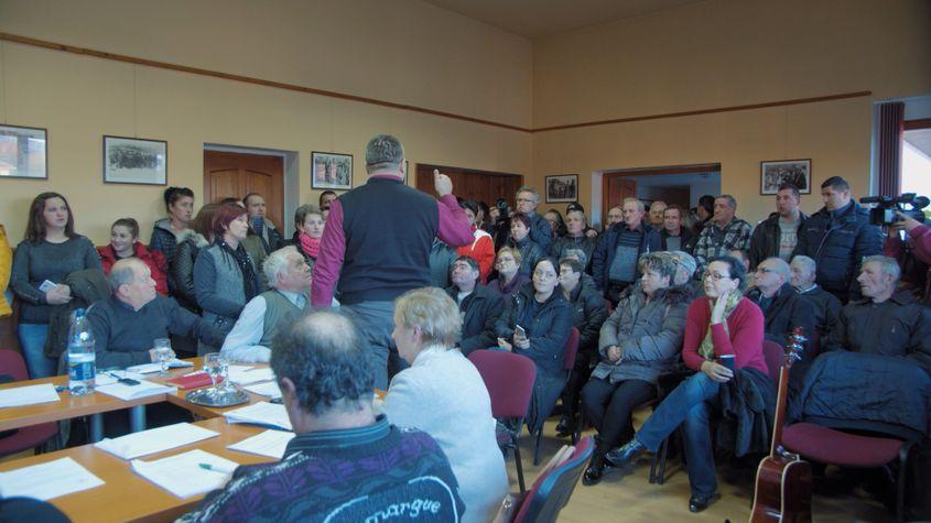 Ședința de Consiliu Local la Ditrău. Foto: Codruța Simina (2020)
