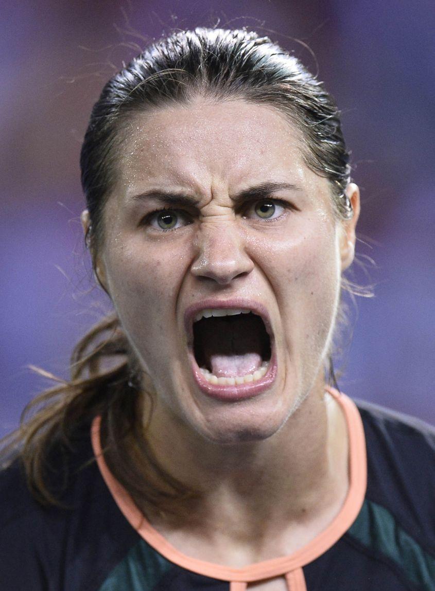 Monica și dezamăgirea înfrângerii în fața Karolinei.