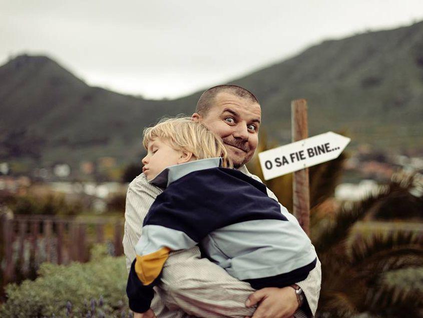 Emanuel Ciocu (40 de ani) conduce un restaurant vegetarian în Tenerife.