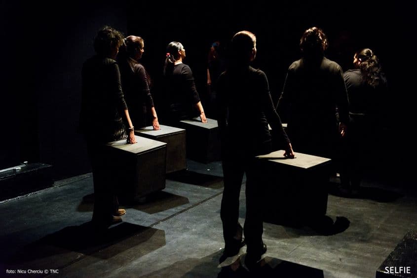 Imagine din spectacol. Foto: Nicu Cherciu / Teatrul Naţional Cluj-Napoca