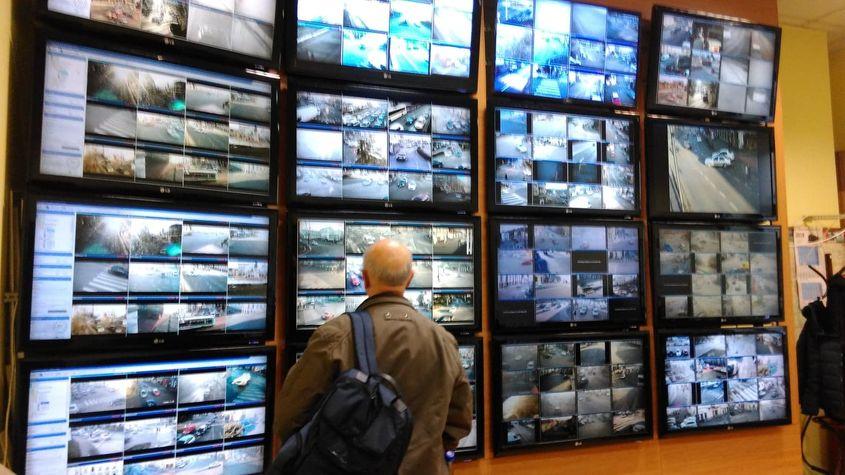 Centrul de Monitorizare al Traficului din Cluj-Napoca. Foto: Tudor Măcicășan.