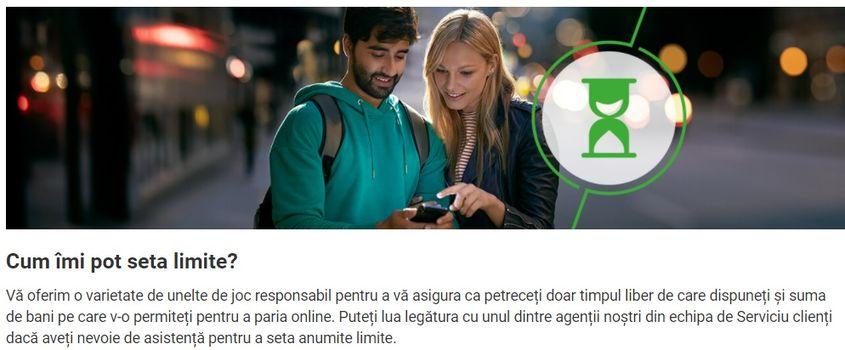 Pe platformele de pariuri și jocuri de noroc există secțiuni în care utilizatorii sunt informați asupra riscurilor.