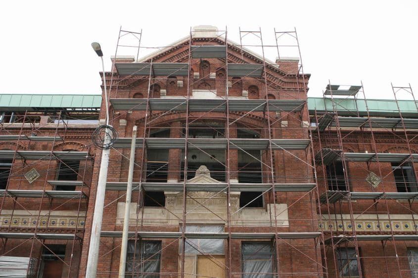 Bursa Mărfurilor în 2007, înainte să fie transformată în The Ark. Foto: Lucian Muntean