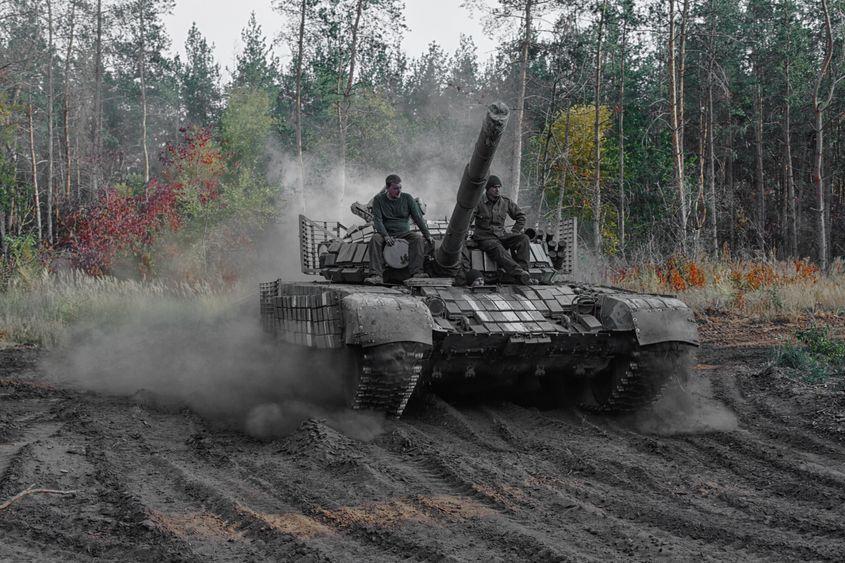 Tanc T-64 gata de luptă în regiunea Donbas. Imagine ilustrativă. Foto: ID 196188981 © Vadym Farion | Dreamstime.com