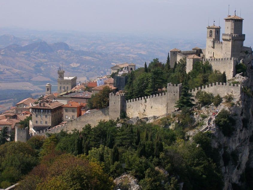 O imagine panoramică din San Marino. Fotografii: Lucian Muntean