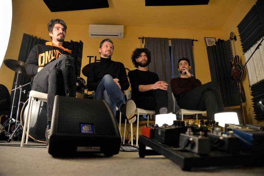 Cristian Chiru, Doru Trăscău, John Ciurea, Andrei Zamfir, The Mono Jacks. Foto: Lucian Muntean