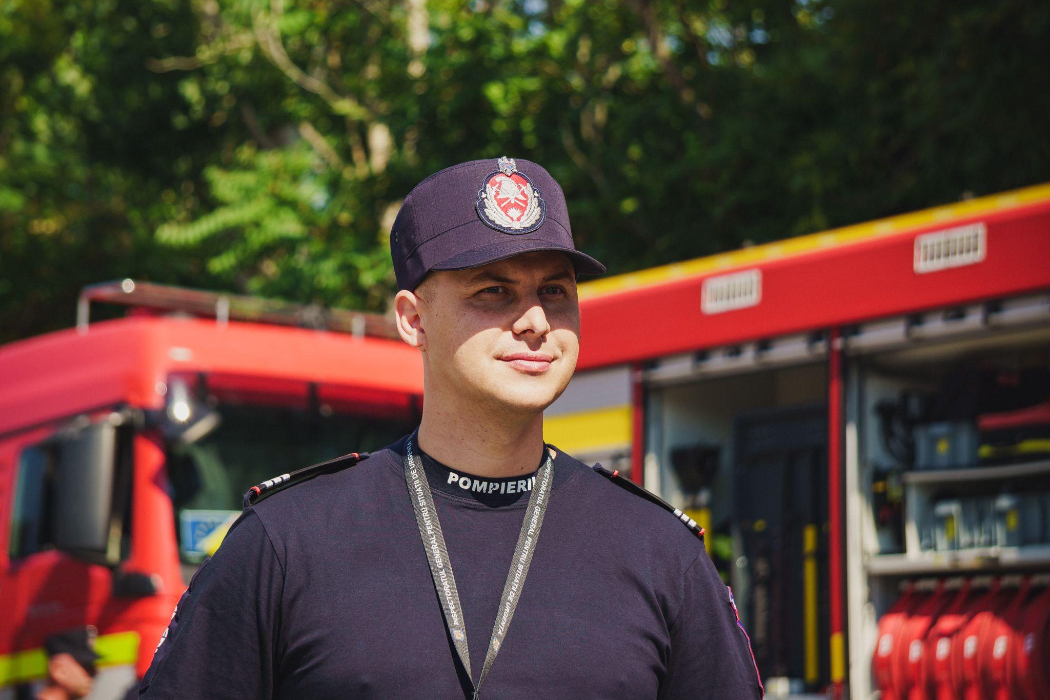 Colonelul Alexandru Csilik, din Bihor, șeful modulului specializat în stingerea incendiilor de pădure staționat în Atena în prima jumătate a lunii iulie. Foto: Ioana Epure